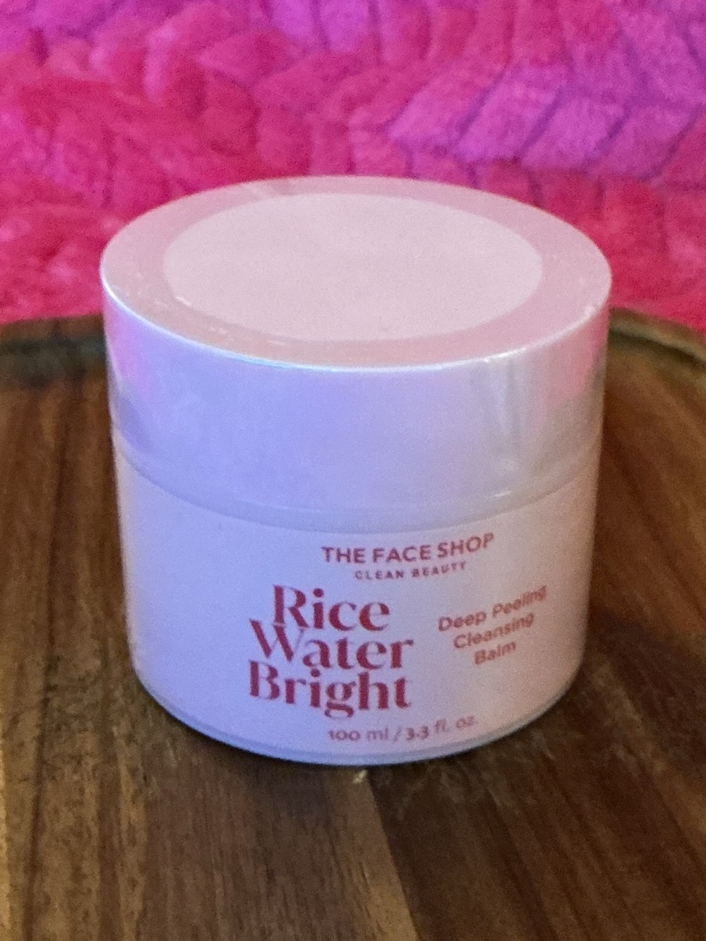 Rice Water Bright Deep Peeling Cleansing Balm — Pink
